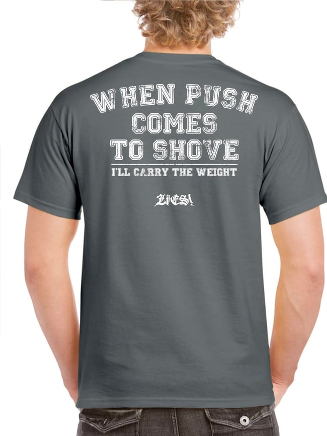 T-SHIRT CHARCOAL LOGO #02