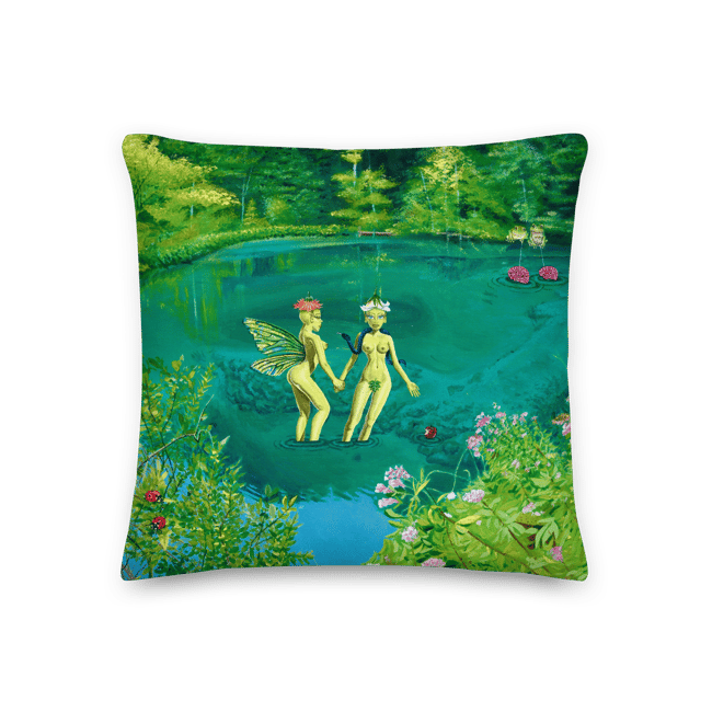 Garden of Eden pillow