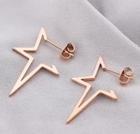 Image 4 of Lightning Bolt and Star Earrings