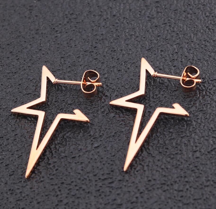 Lightning Bolt and Star Earrings