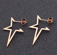 Image 3 of Lightning Bolt and Star Earrings