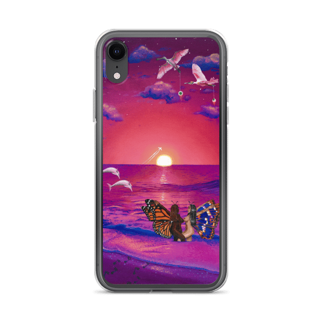 Meet you at sunset iPhone case 