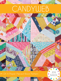 Image 1 of Candyweb Quilt Block Pattern (PDF Download)