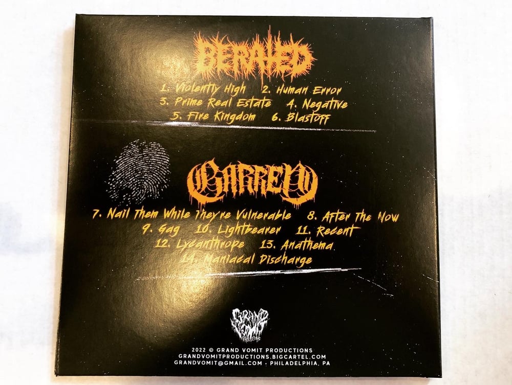 Berated/Barren: Chainsaw Deth Cult- CD