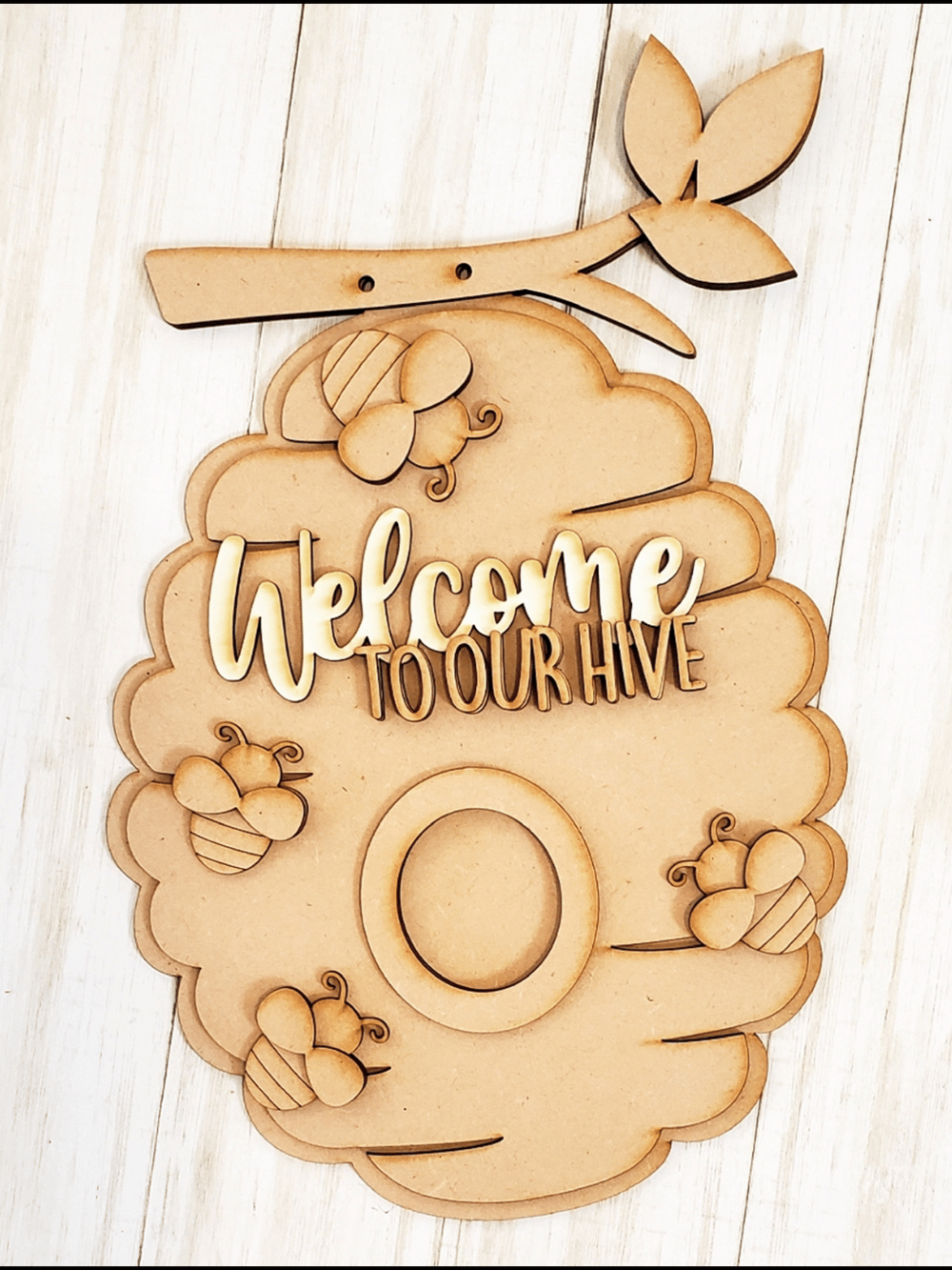 Image of Bee Hive Door Hanger