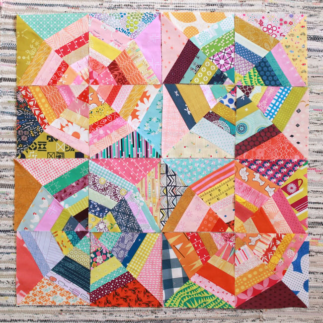 Candyweb Quilt Block Pattern (PDF Download) | Jeni Baker Patterns