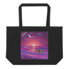 Meet you at sunset large tote bag