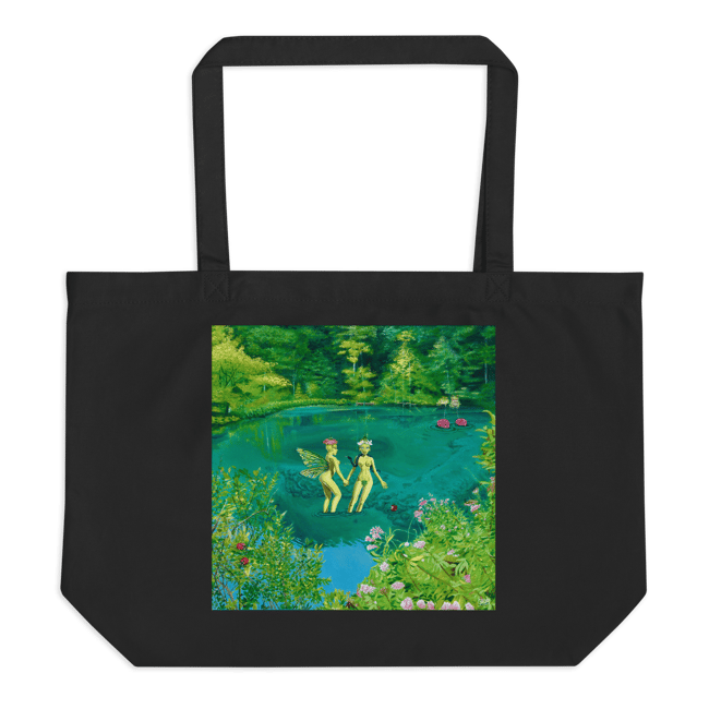 Garden of Eden large tote bag