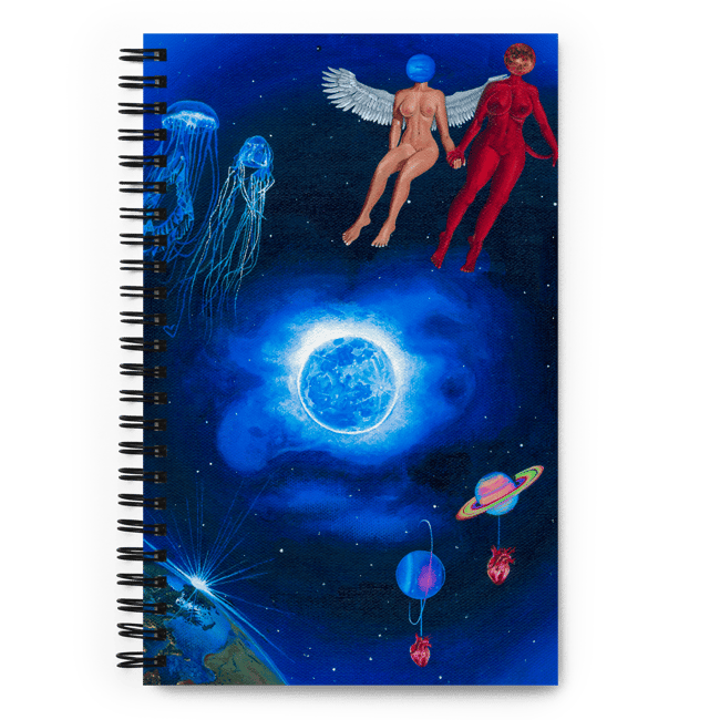Once in a blue moon notebook