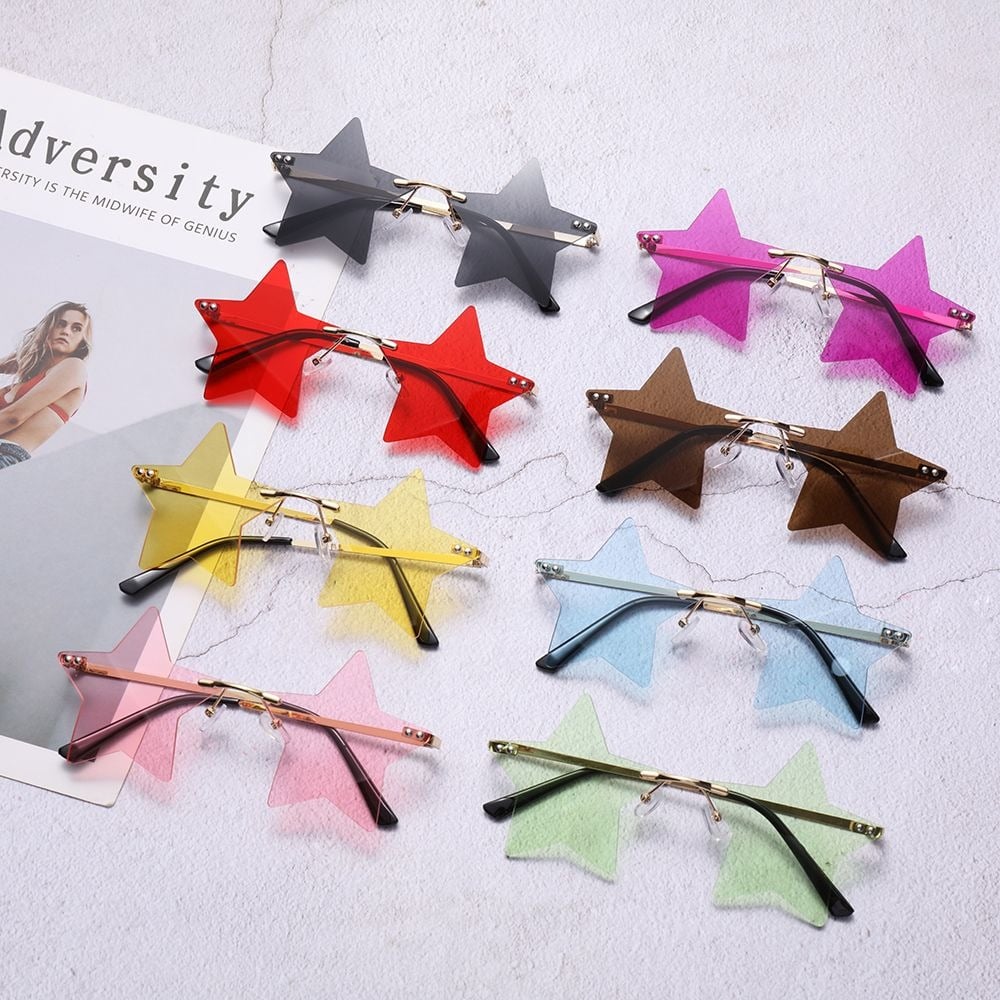 Star Colouful Party Sunglasses