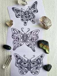 Butterfly trio print bundle