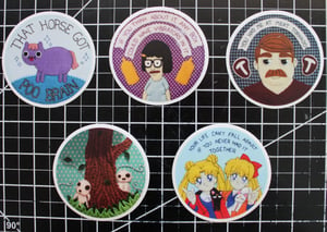 Image of Embroidery Hoop Stickers