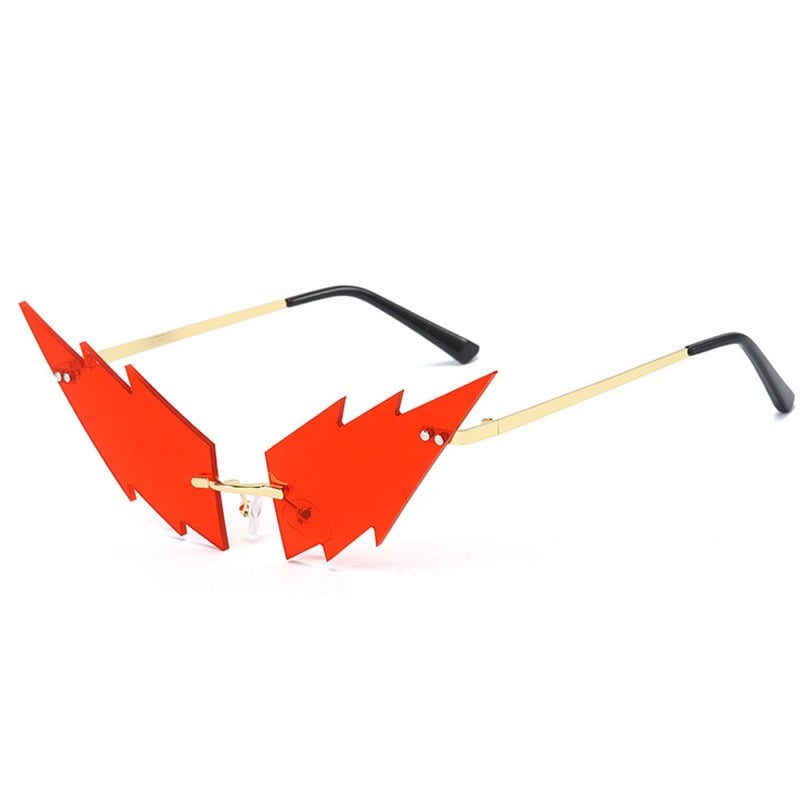 Lightning Bolt Colouful Party Sunglasses