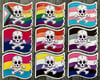 Pirate Pride Flag Sticker