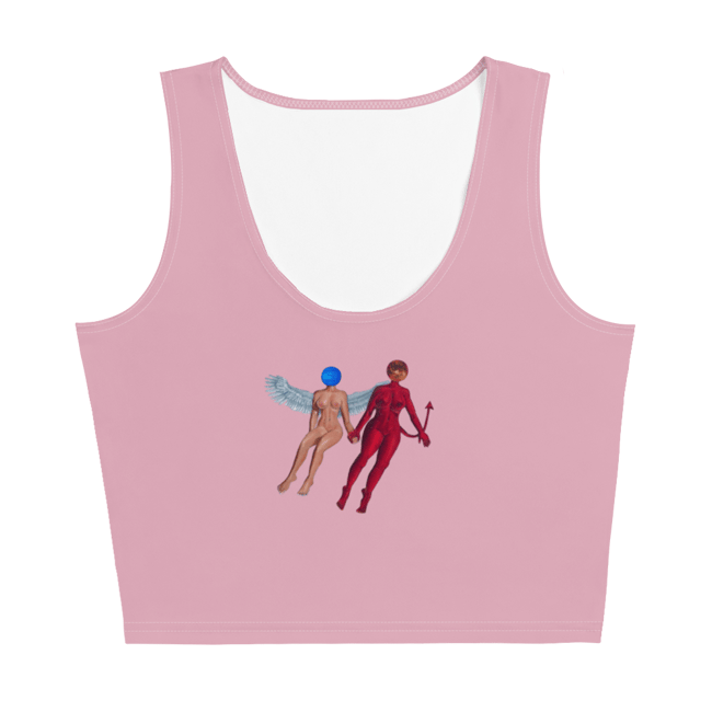 Angel devil crop top