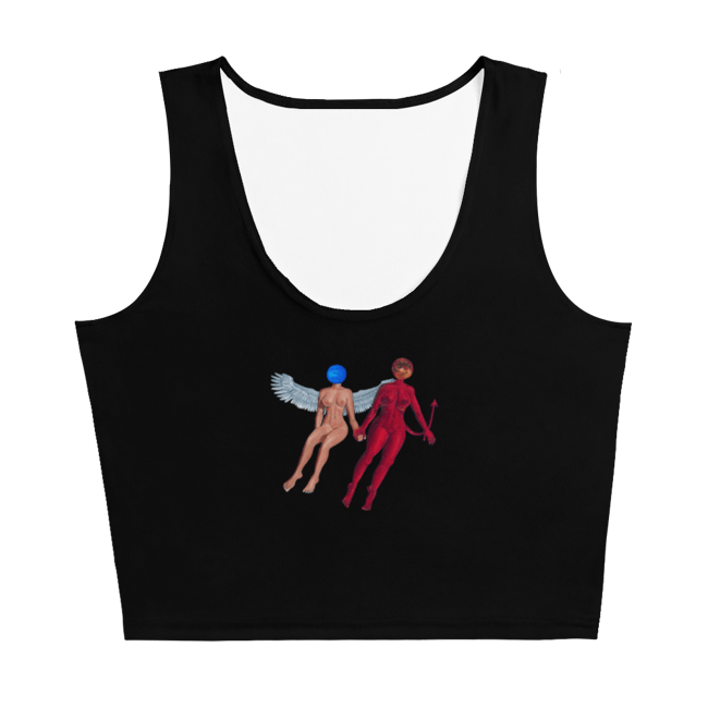 Angel devil crop top