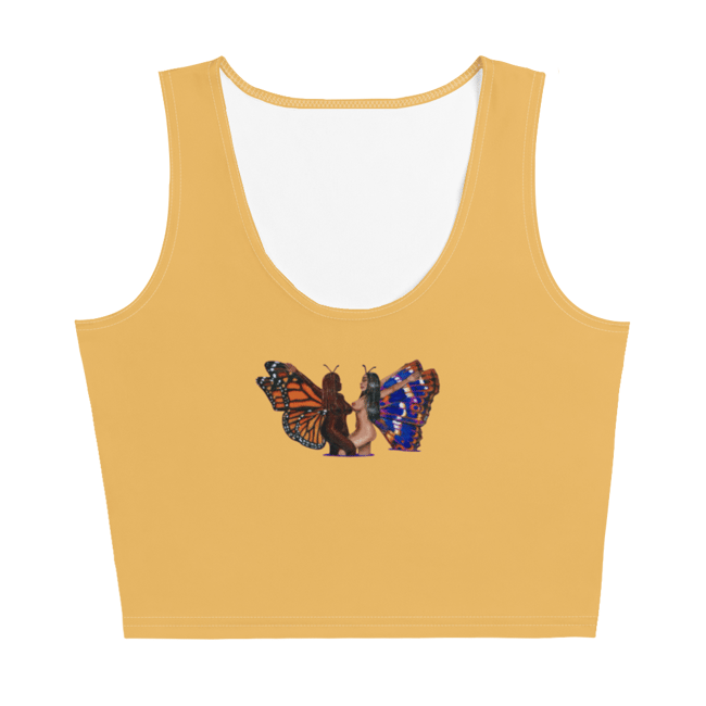 Butterfly crop top