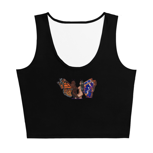 Butterfly crop top