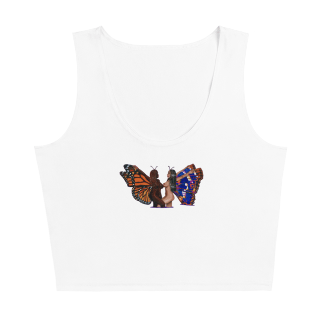 Butterfly crop top