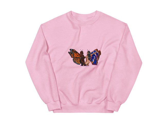 Butterfly crewneck online