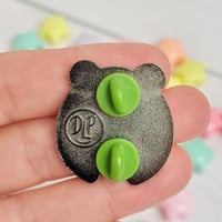 Image 4 of Clover the Frog Hard Enamel Pin