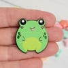 Clover the Frog Hard Enamel Pin