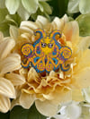 2 Inch Pansexual Pride Octopus enamel pin - Black Nickle