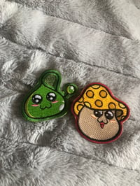 Image 1 of 2 pack 2.5 inch Maple Story mushroom slime Patches