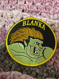 Image 3 of Blanka - Retro Street Fighter 3.5 inch wide iron on patch