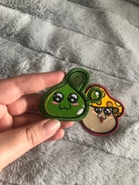 Image 3 of 2 pack 2.5 inch Maple Story mushroom slime Patches