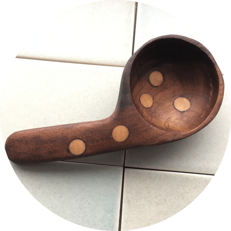 Walnut Scoop Cherry Dots