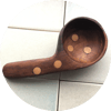 Walnut Scoop Cherry Dots
