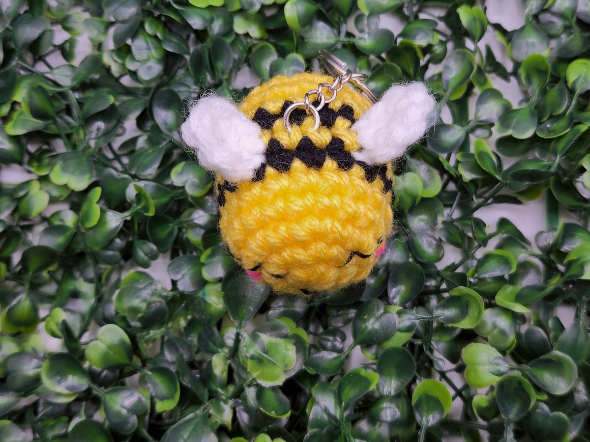 Crochet Bumble Bee Keychain, Cute Bumblebee Crochet Bumble Bee, Gifts, Gifts  - Yahoo Shopping