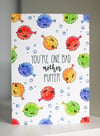 One Bad Mother Puffer Mother's Day Card