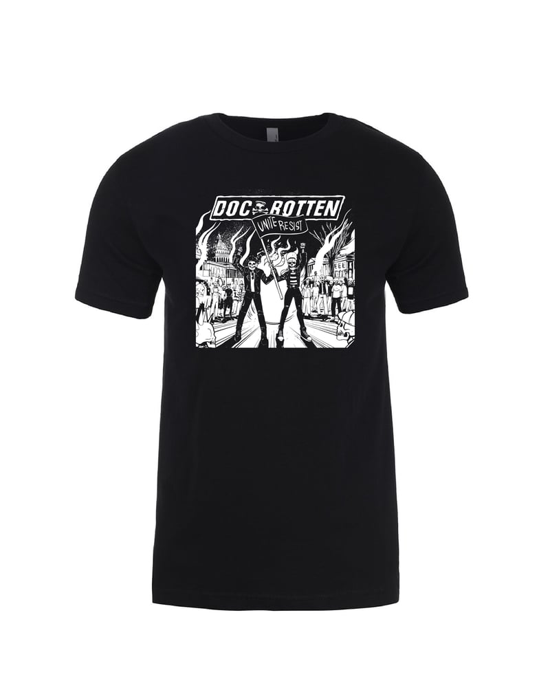 Image of Unite Resist Art T Shirt -- Black