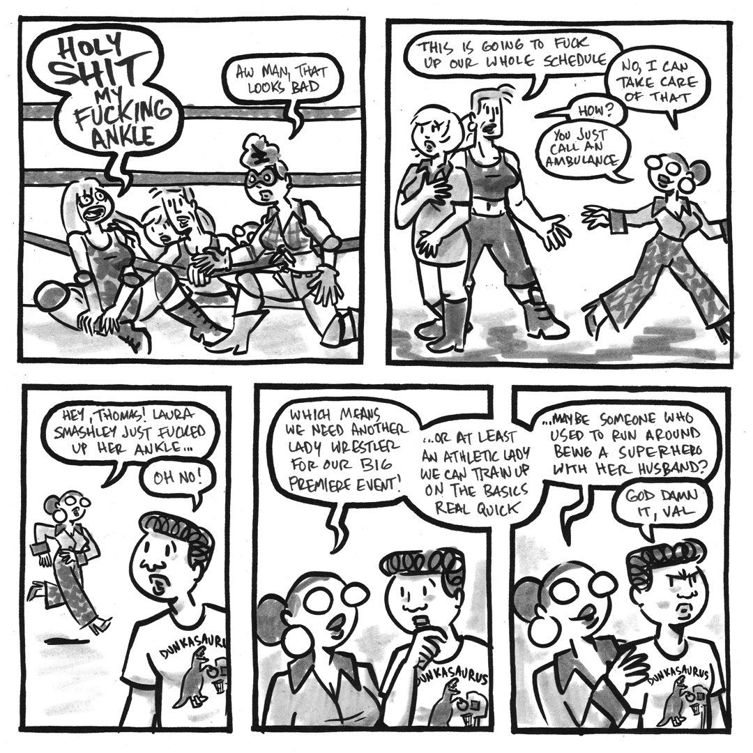 Image of Meeting Comics #24: WRESTLING AND MANIA PART ONE