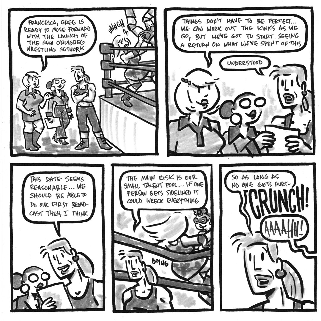 Image of Meeting Comics #24: WRESTLING AND MANIA PART ONE