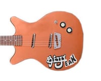 Image 3 of Jimi Hendrix guitar sticker "Betty Jean" Danelectro 3412 Shorthorn + autograph