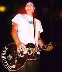 Image 3 of Tom Delong guitar stickers Billabong Wine Red Gibson Les Paul decal Blink-182