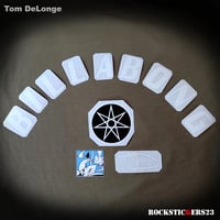 Image 2 of Tom Delong guitar stickers Billabong Wine Red Gibson Les Paul decal Blink-182