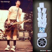 Image 1 of Tom Delong guitar stickers Billabong Wine Red Gibson Les Paul decal Blink-182