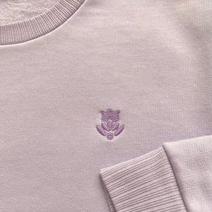 Image of Phuncle Cropped Jumper-Lilac 