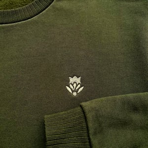 Image of Phuncle Cropped Jumper - Forest Green