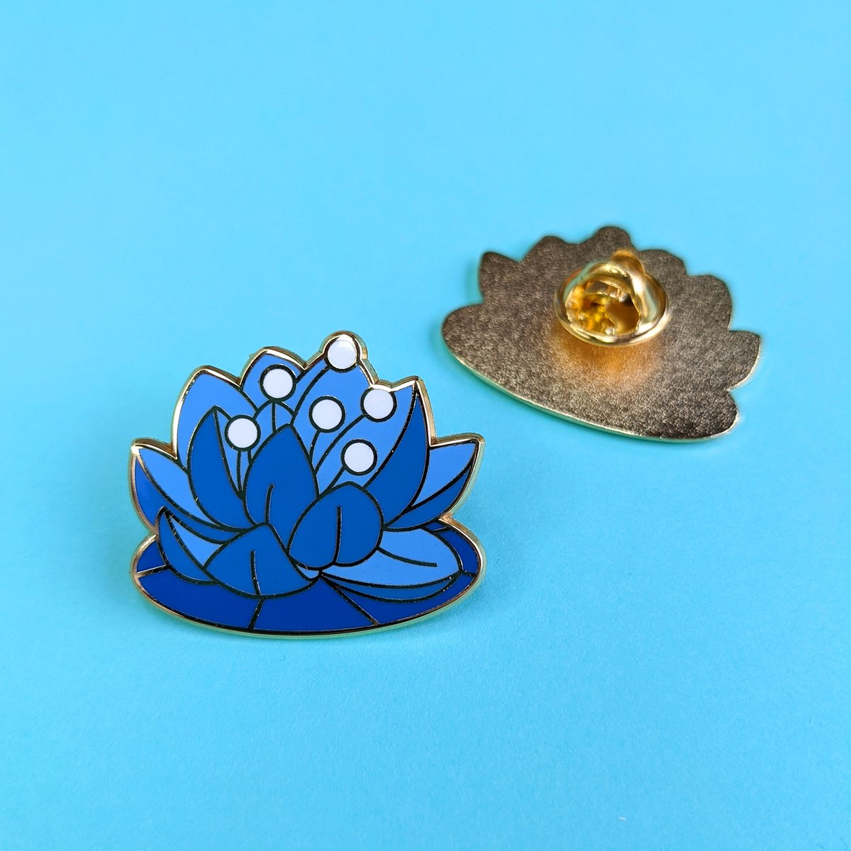 Broche nénuphar