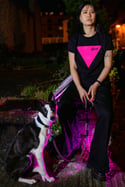 PINK TRIANGLE T-shirt (Black) - WAS €30, NOW ONLY €20.00
