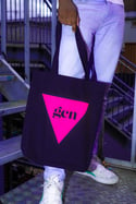 PINK TRIANGLE Tote (Black) - WAS €15, NOW ONLY €10
