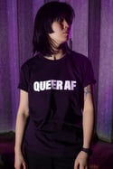QUEER AF T-shirt (Black) - WAS €30, NOW ONLY €20.00