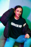 QUEER AF T-shirt (Black) - WAS €30, NOW ONLY €20.00
