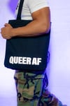 QUEER AF Tote (Black)