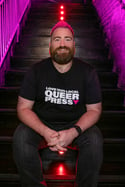LOVE YOUR LOCAL QUEER PRESS T-shirt (Black) - WAS €30, NOW ONLY €20.00